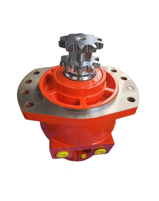 Warna yang disesuaikan HYDRAULIC Normal Temperature Drive Motor Kecepatan rendah Torsi 25-475 KGS