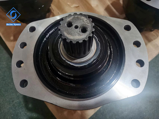 Hitam 0-150 R/min Poclain MS Series Motor Hidraulik Dengan Kontrol Kecepatan
