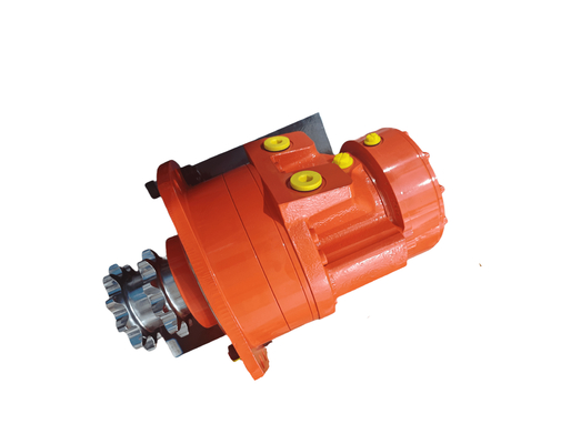Heavy Duty Cast Iron 100-125r/min Motor Piston Hidraulik dengan Warna Disesuaikan