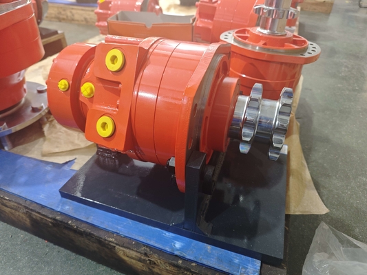 Heavy Duty Cast Iron 100-125r/min Motor Piston Hidraulik dengan Warna Disesuaikan