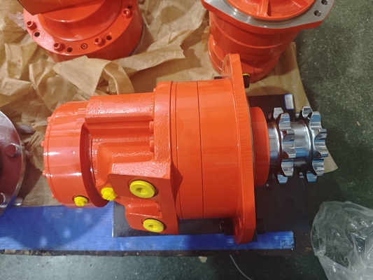 Heavy Duty Cast Iron 100-125r/min Motor Piston Hidraulik dengan Warna Disesuaikan