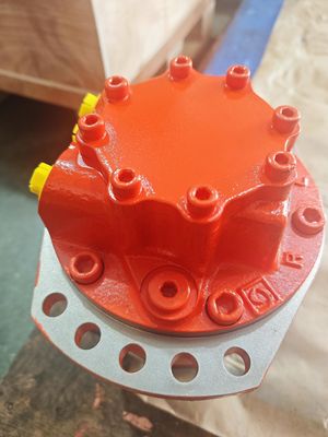 Tekanan tinggi Hydraulic Oil Power Hydraulic Piston Motor dalam warna permintaan pelanggan dengan tekanan nominal 31,5 MPa