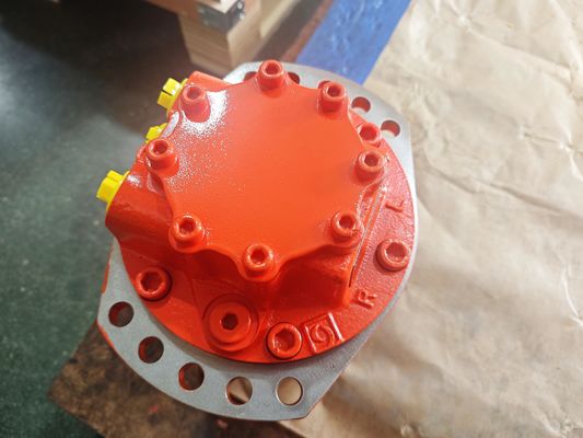 Tekanan tinggi Hydraulic Oil Power Hydraulic Piston Motor dalam warna permintaan pelanggan dengan tekanan nominal 31,5 MPa