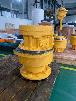 Torsi Tinggi Rexroth Piston Motor Konstruksi besi cor Kecepatan rendah