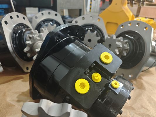 0-220 R/min Motor hidrolik kecepatan rendah torsi tinggi dengan garansi 12 bulan