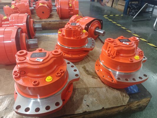 Tekanan Terukur 40 MPa Motor Piston Hidrolik Tipe Daya Oli Hidrolik Konfigurasi Kecepatan Tunggal Ganda Ditawarkan